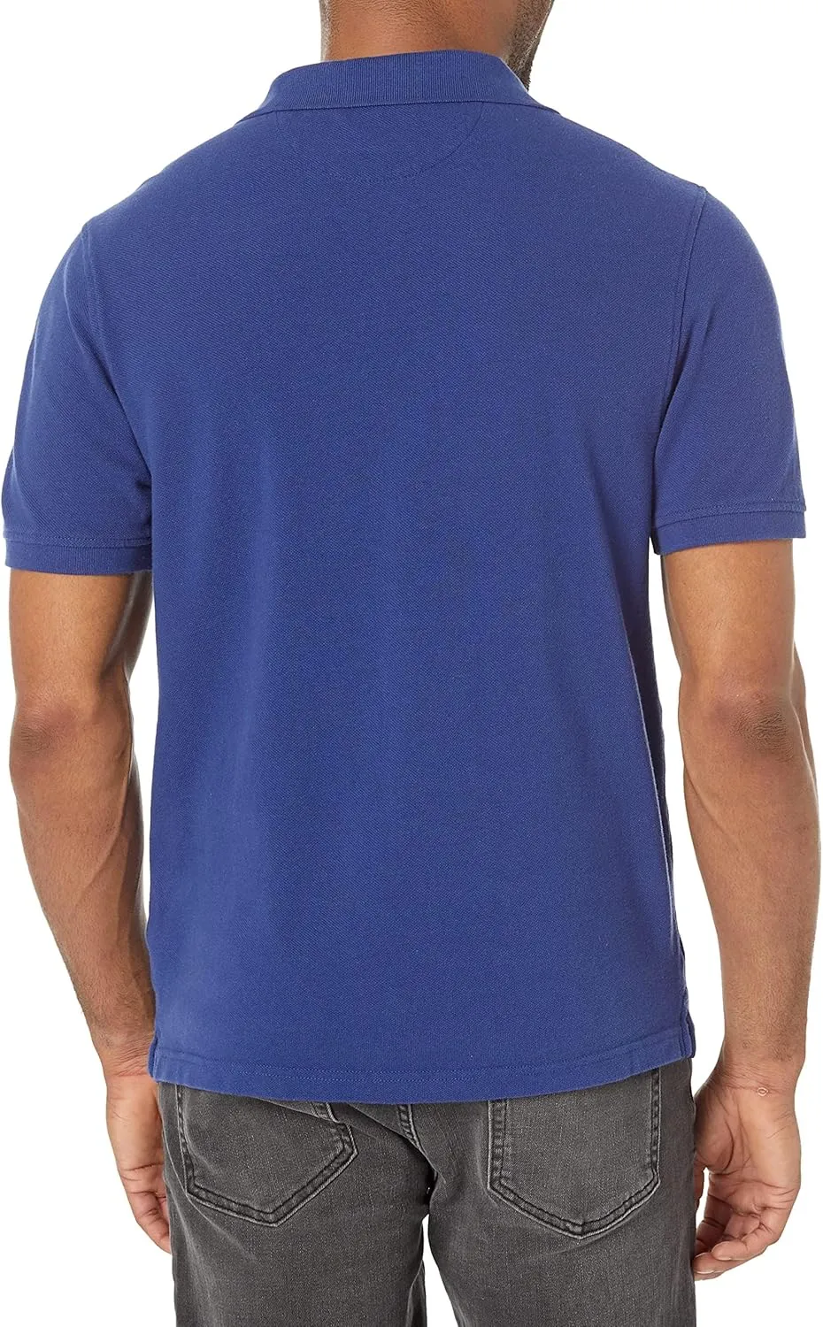 Amazon Essentials Men's Polo Shirts Short Sleeve, Slim-Fit Cotton Pique