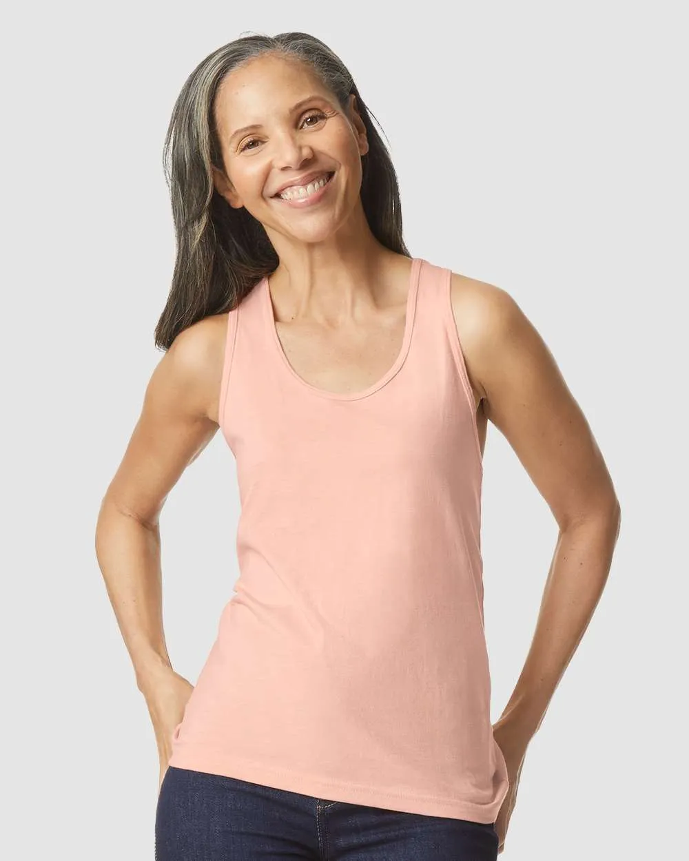 Gildan Softstyle® Women’s CVC Racerback Tank Top 67200L