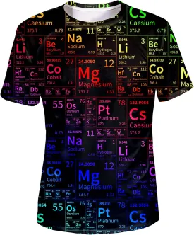 LAIDIPAS Unisex T-Shirt for Men and Women 3D Graphic Tee Adult Novelty Shirt Size S-XXL
