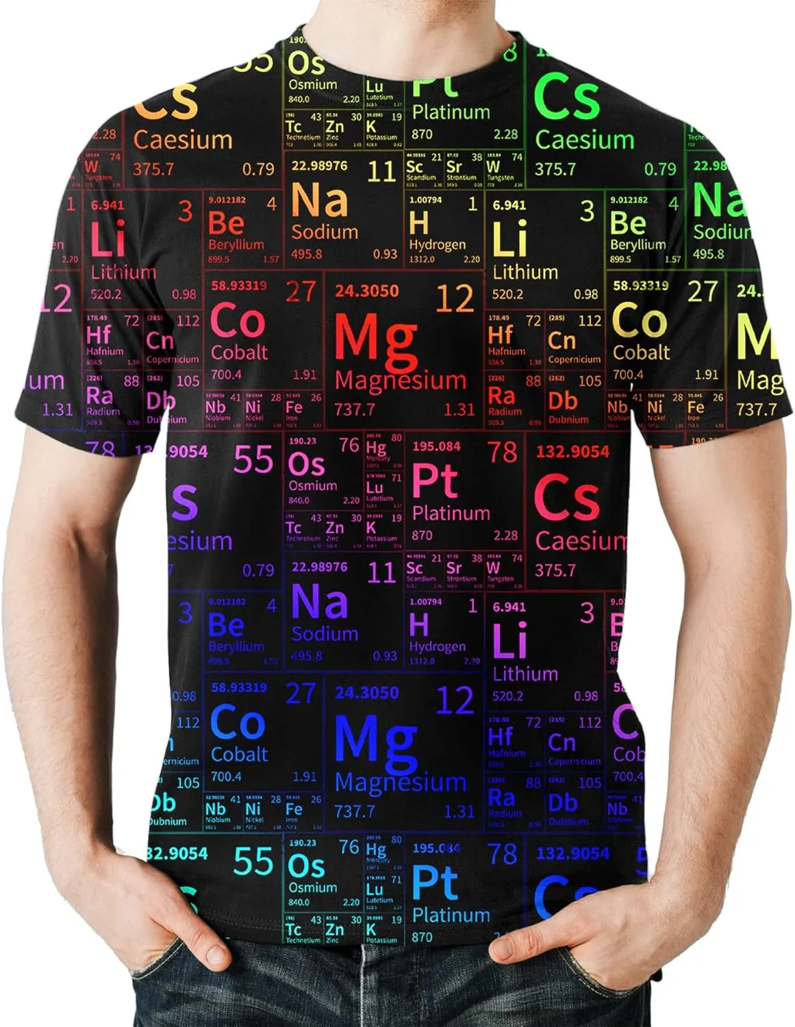 LAIDIPAS Unisex T-Shirt for Men and Women 3D Graphic Tee Adult Novelty Shirt Size S-XXL