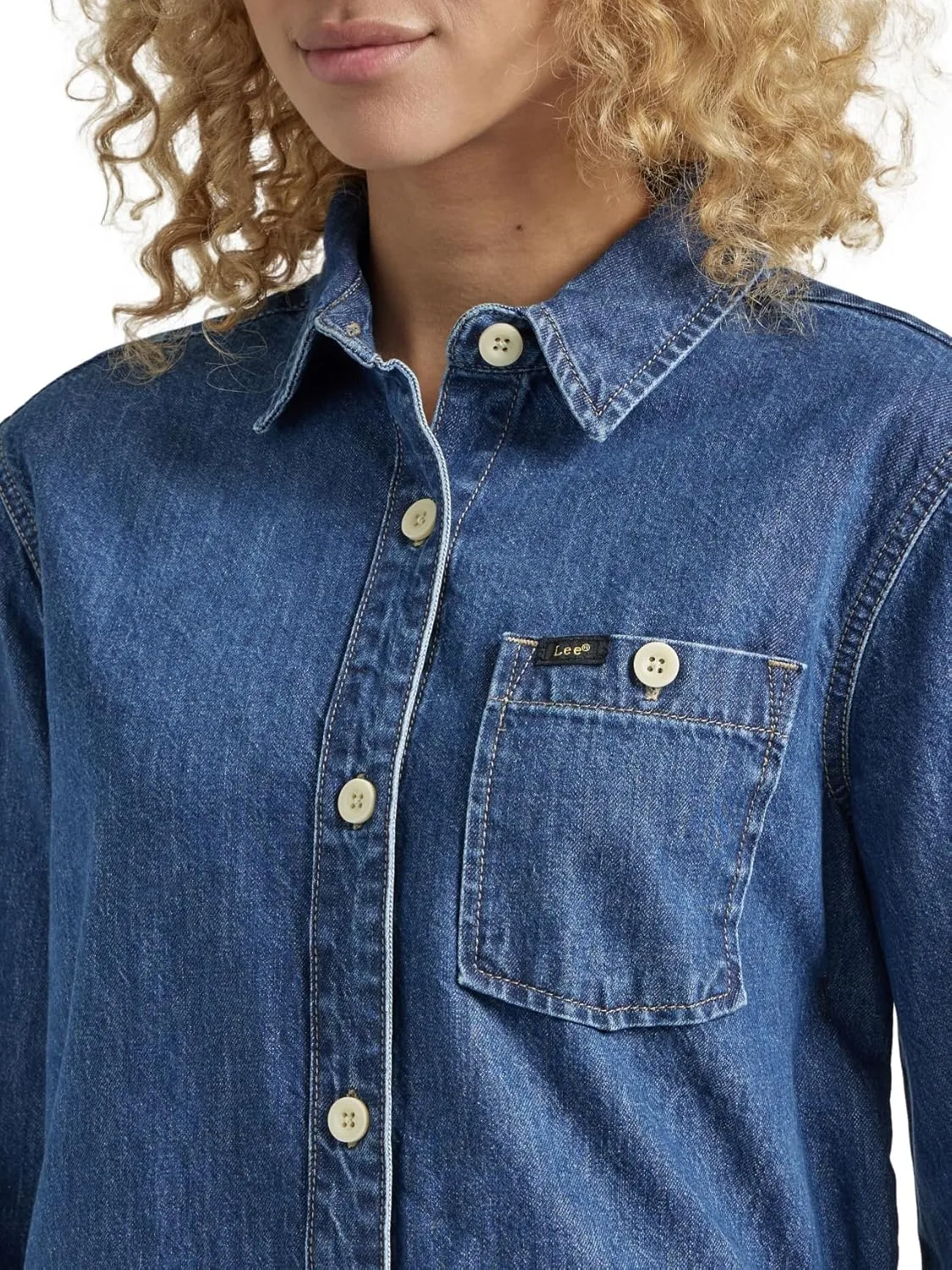 Lee Women's Legendary All Purpose Long Sleeve Denim Dress