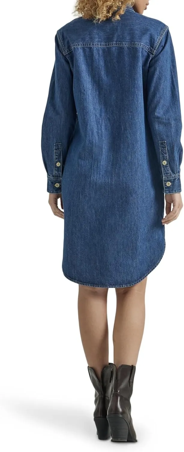 Lee Women's Legendary All Purpose Long Sleeve Denim Dress