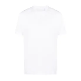 Neil Barrett Broderie Anglaise Collar Bolt White T-Shirt