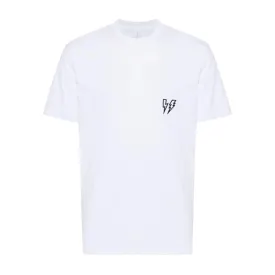 Neil Barrett Slim Fit Double Bolt White T-Shirt