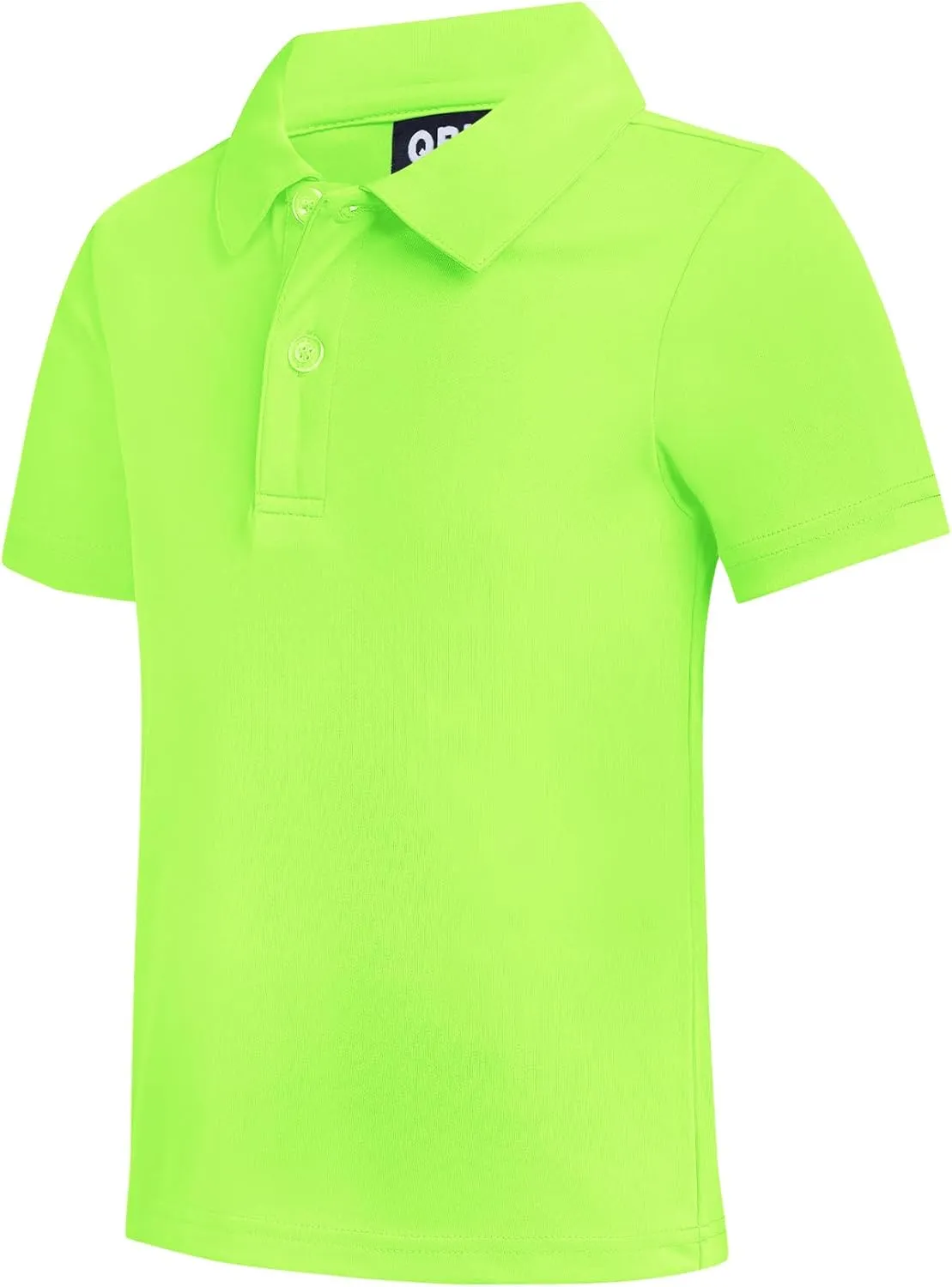 QBK Toddler to Youth Boys' Performance Polo Kids Collared Golf Shirt School Uniform