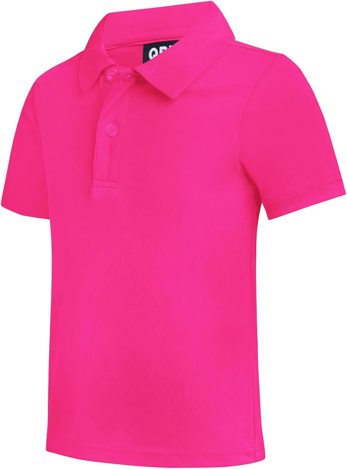 QBK Toddler to Youth Boys' Performance Polo Kids Collared Golf Shirt School Uniform