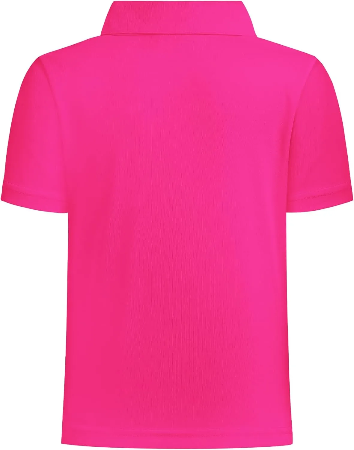 QBK Toddler to Youth Boys' Performance Polo Kids Collared Golf Shirt School Uniform