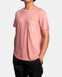 RVCA PTC II Pigment Short Sleeve T-Shirt - Dusty Rose