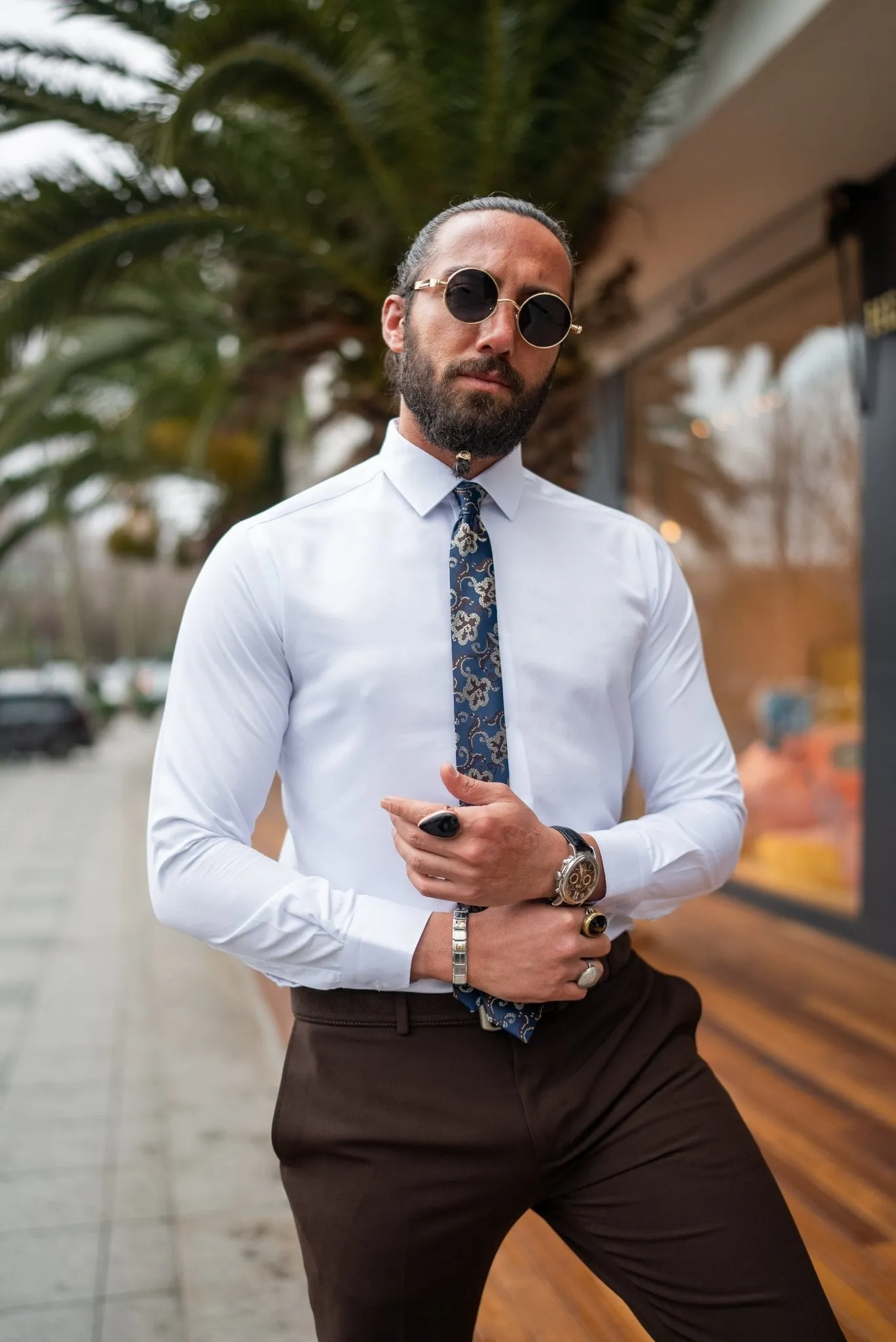 Snow Silk Slim Shirt