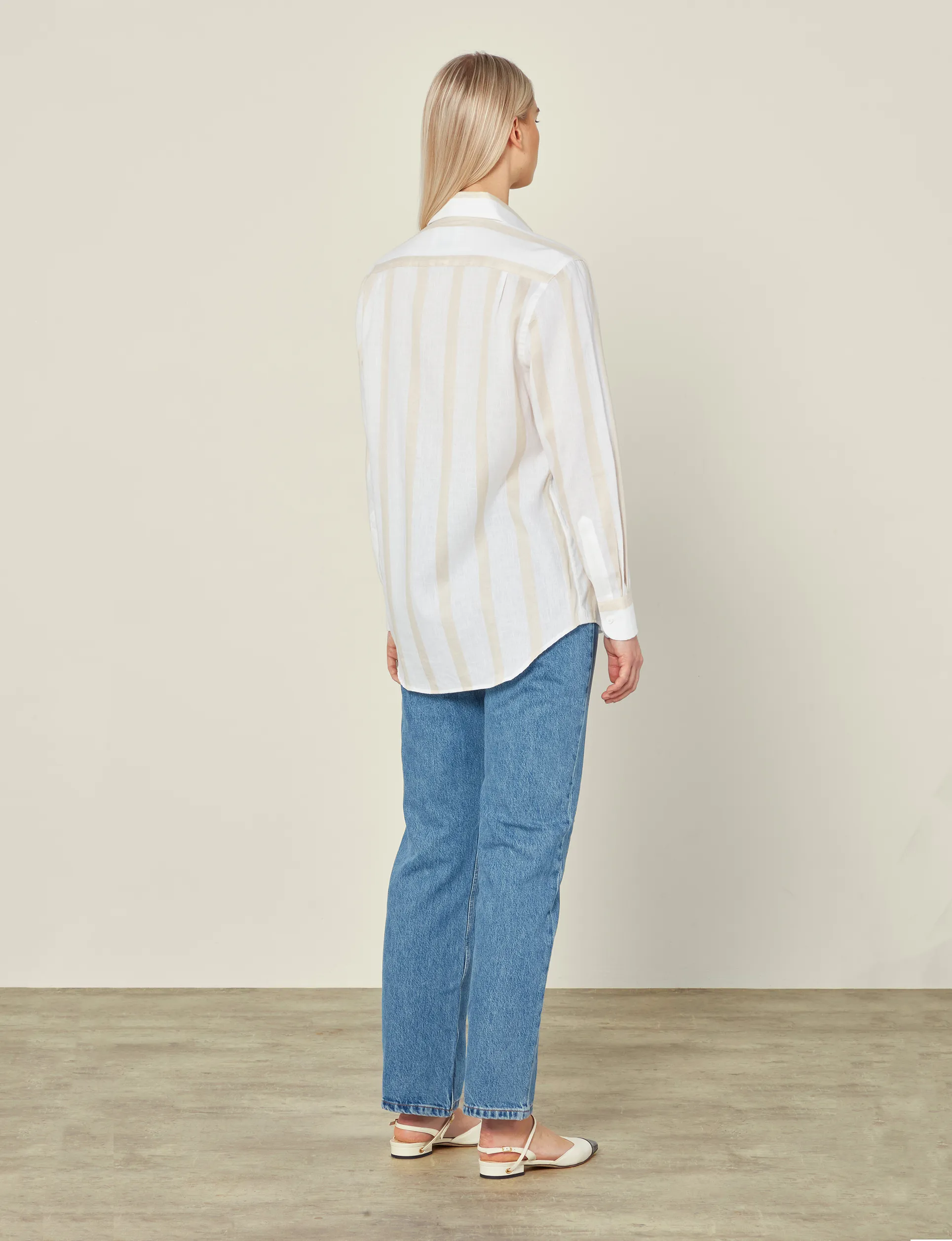 The Boyfriend: Weave, Cream Stripe
