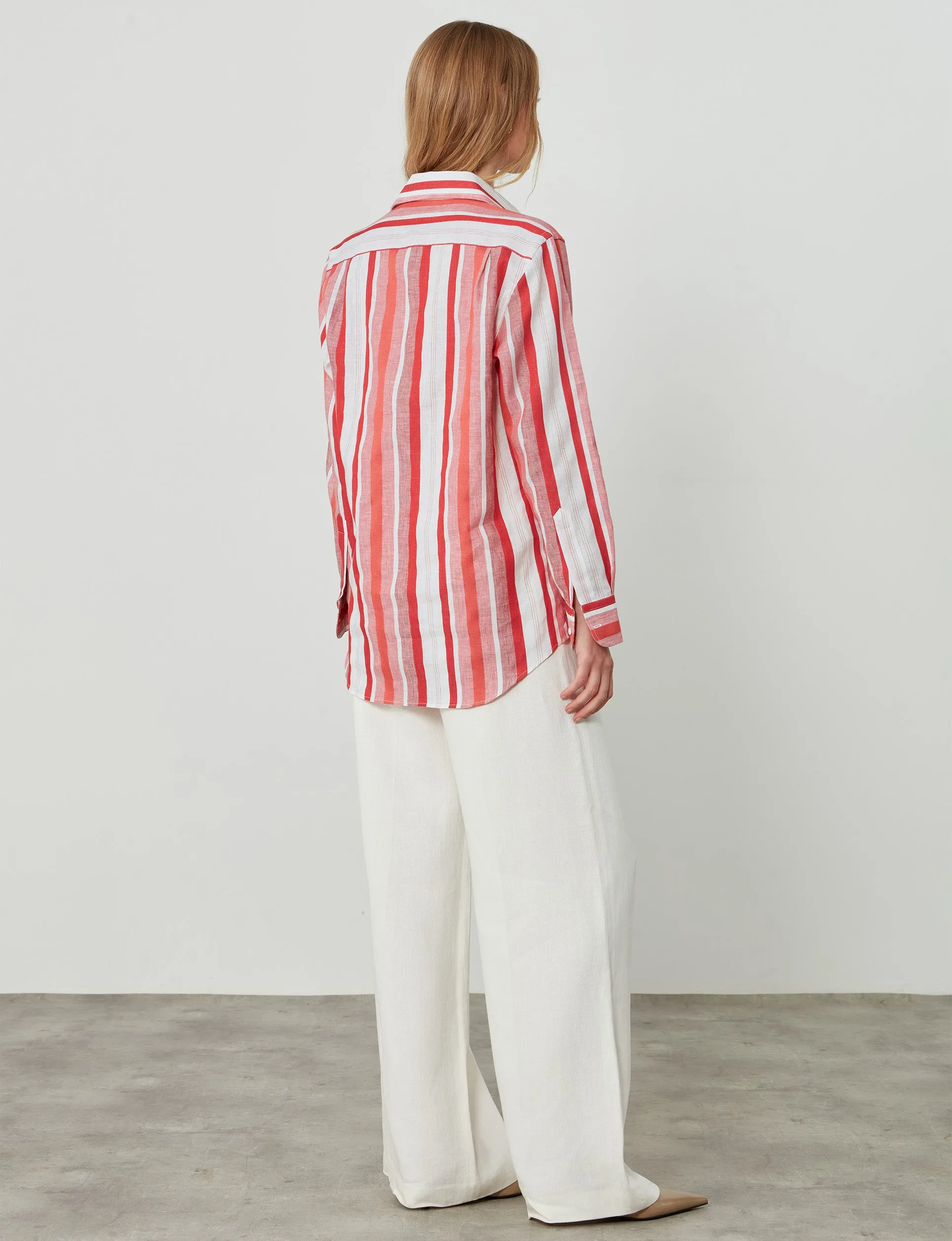 The Boyfriend: Weave, Red Multistripe