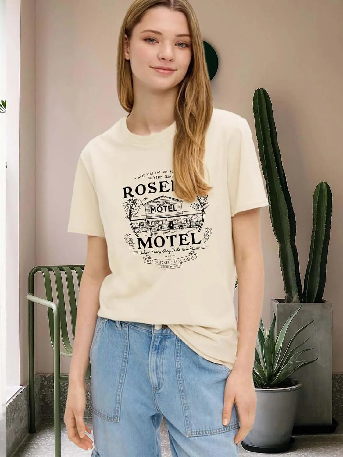 Women Vintage T Shirt Funny Summer Short Sleeve Tops Print Graphic Tees