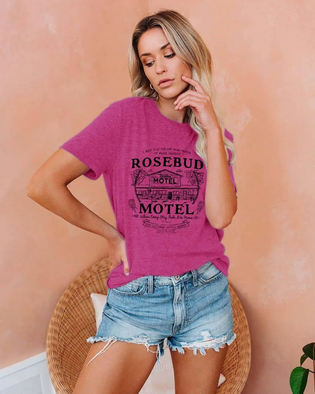 Women Vintage T Shirt Funny Summer Short Sleeve Tops Print Graphic Tees
