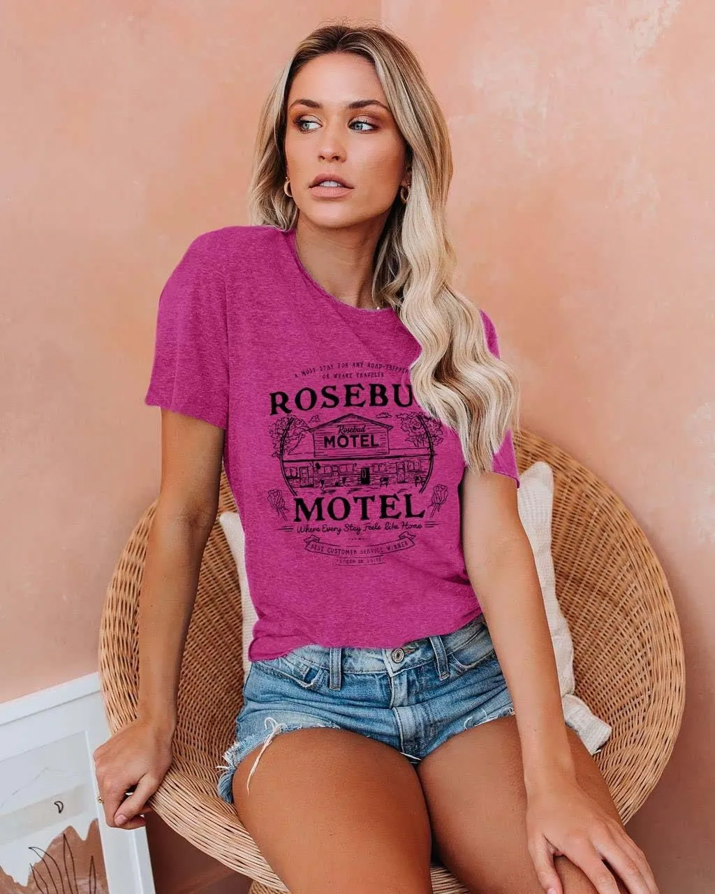 Women Vintage T Shirt Funny Summer Short Sleeve Tops Print Graphic Tees