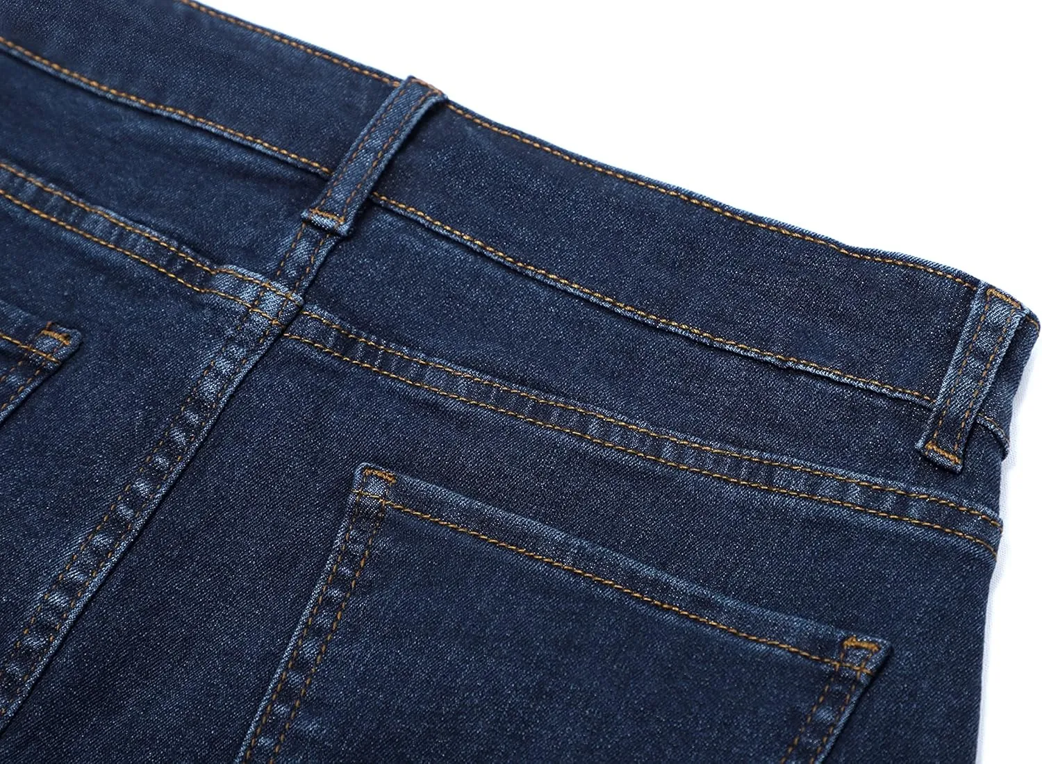 Women's Maxi Pencil Jean Skirt- High Waisted A-Line Long Denim Skirts for Ladies- Blue Jean Skirt