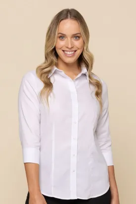 Women's Ultimate White 3/4 Sleeve Shirt - 1908WZ
