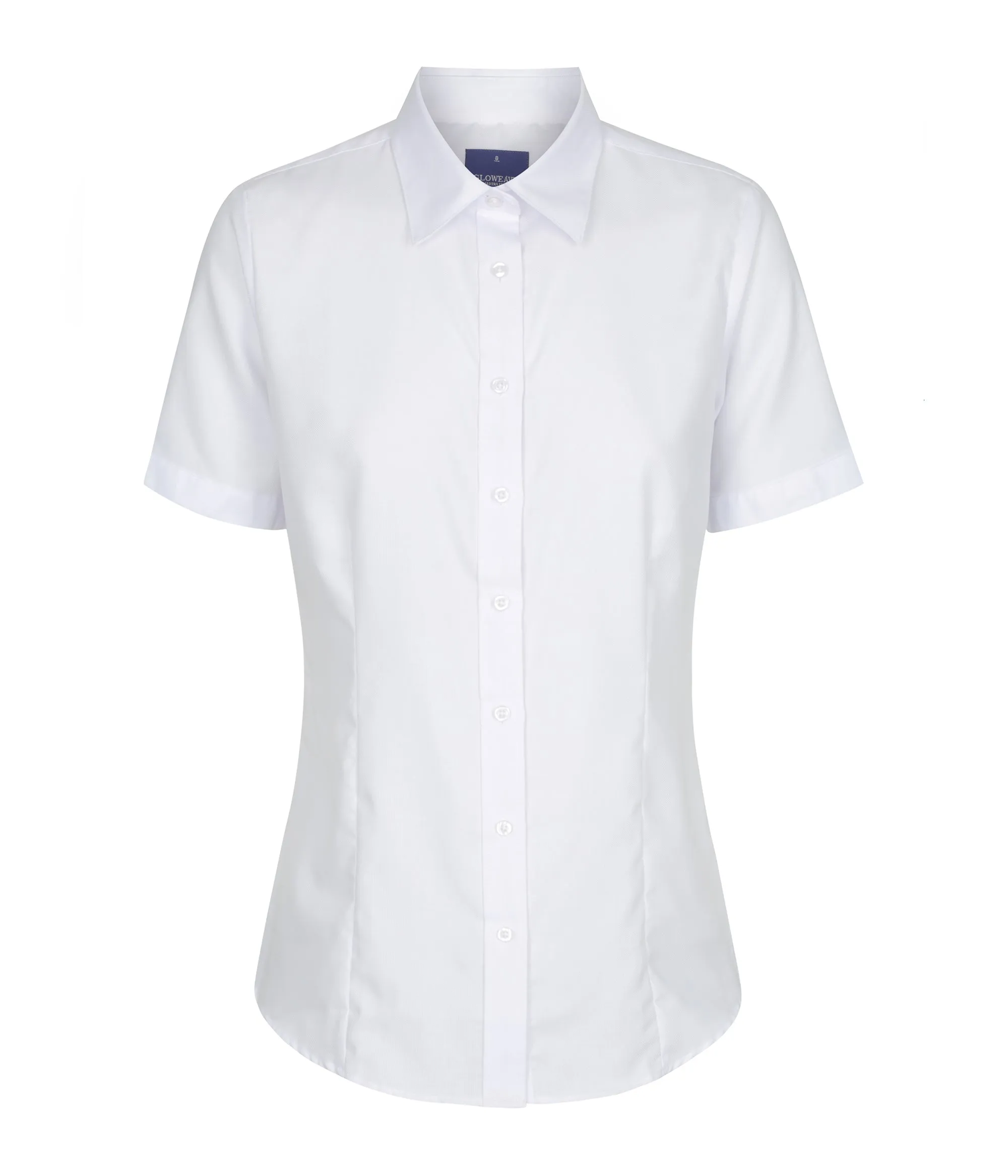 Women's Ultimate White Short Sleeve Shirt - 1908WS